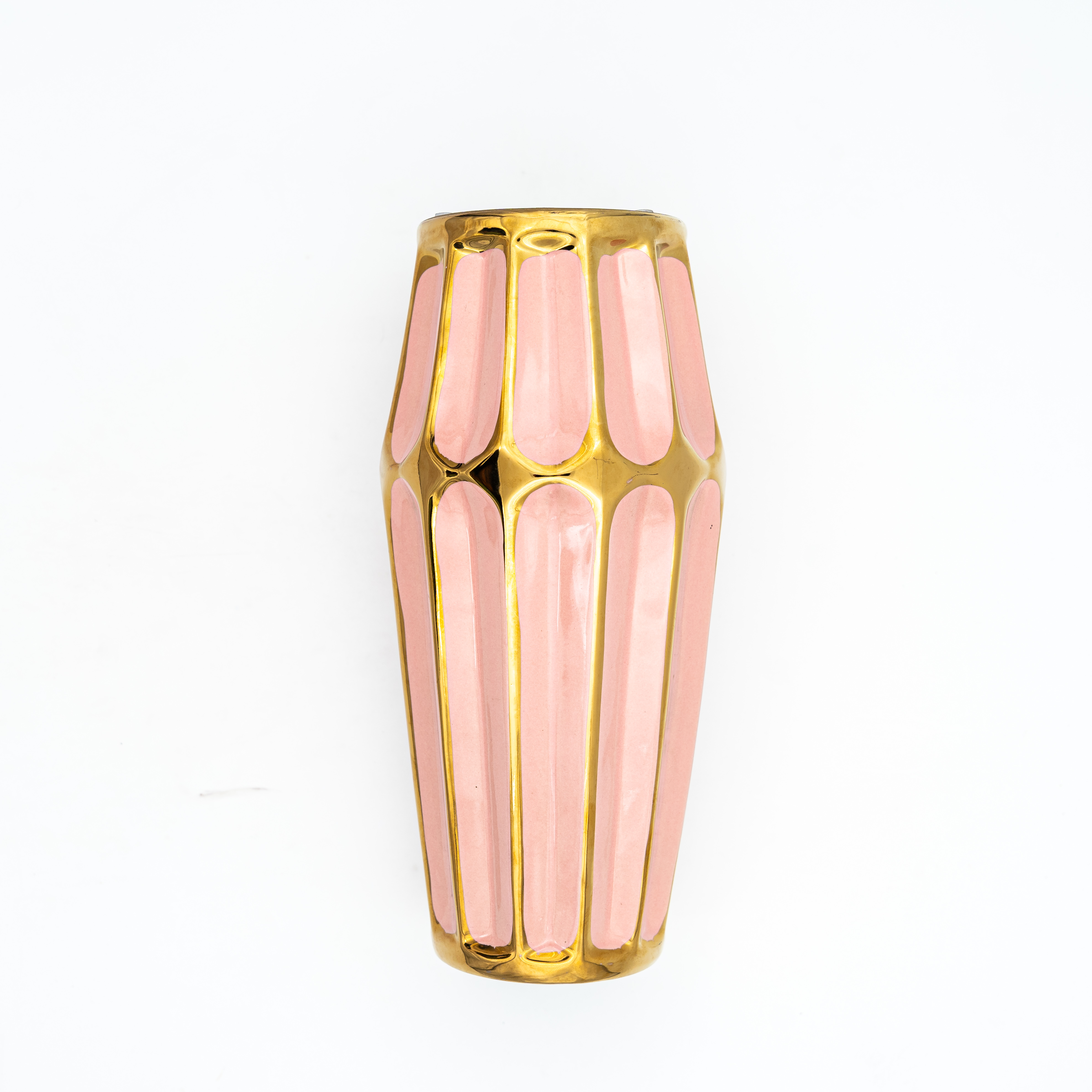 Ceramic Flower Vase Pink Mandal Design Décor MRP 2225