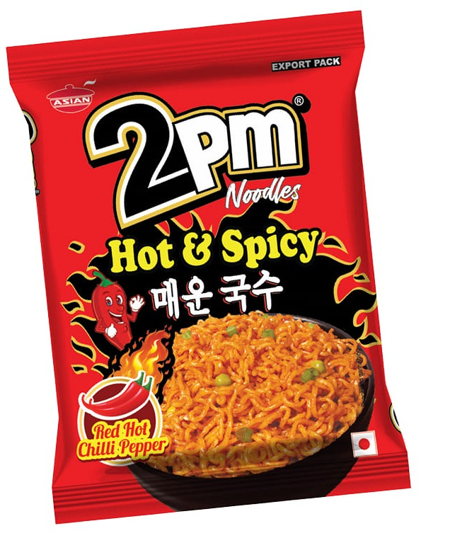2 PM Hot & Spicy Pack of 5 Noodles 500 g MRP 250