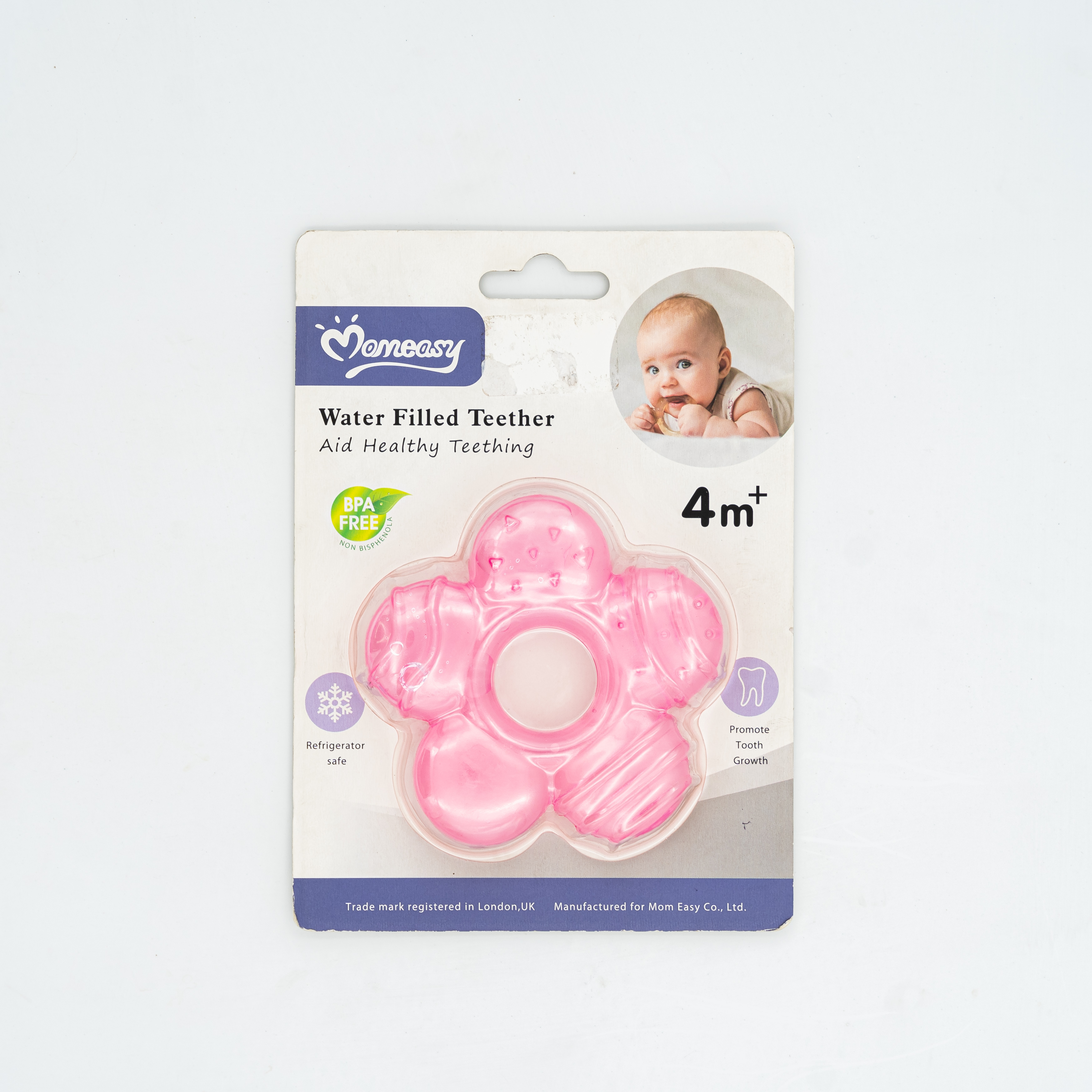 Momeasy Water Filled Teather Pink Color Flower Design for 4month+ Baby Accessories MRP 330