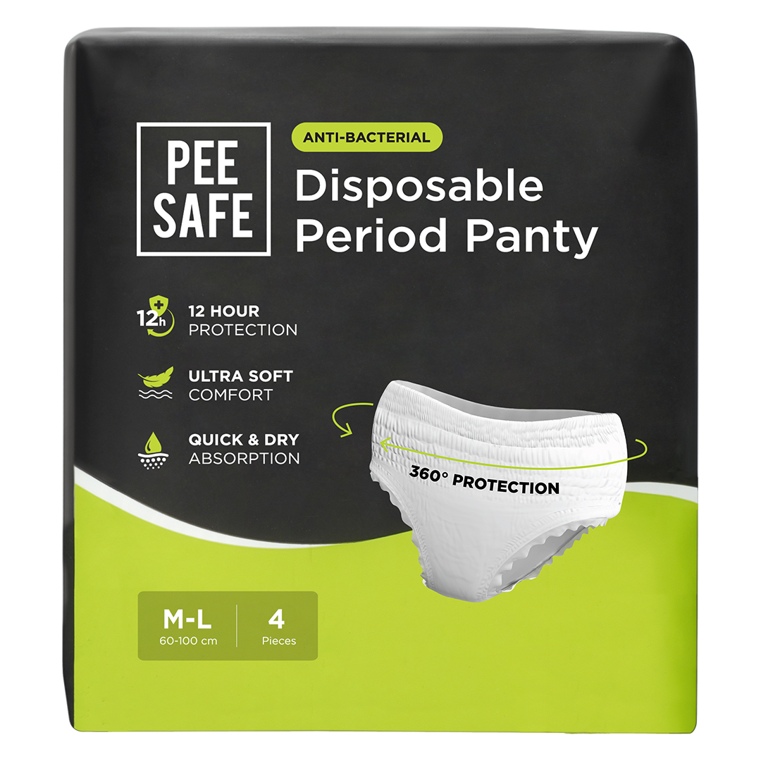 PeeSafe Disposable Period Panty M-L - Pack of 4