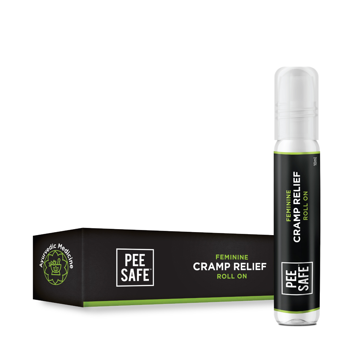 PeeSafe Feminine Camp Relief Roll On for Period Pain Period Pain Relief 10mL MRP 319