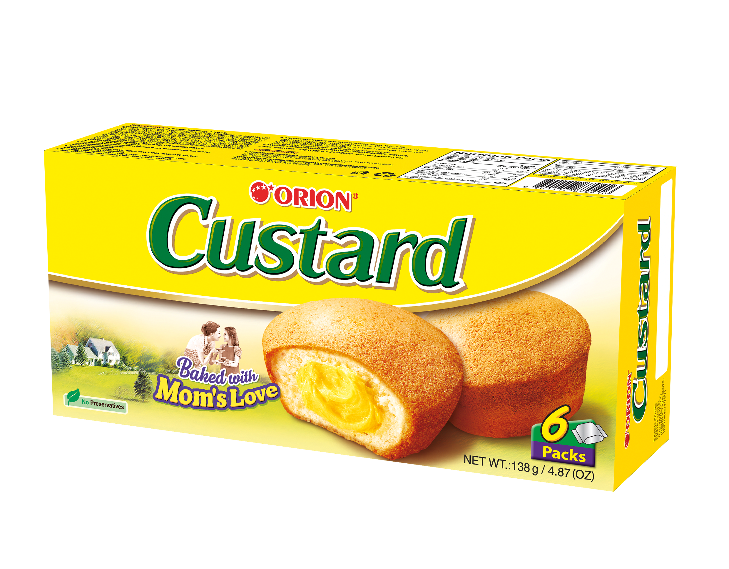 Orion Custard Pie Soft Chocolate 138g MRP 390