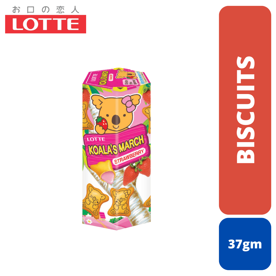 Lotte Koala's March Strawbberry (37g)