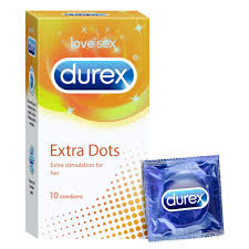Durex extra dots 10pcs MRP359