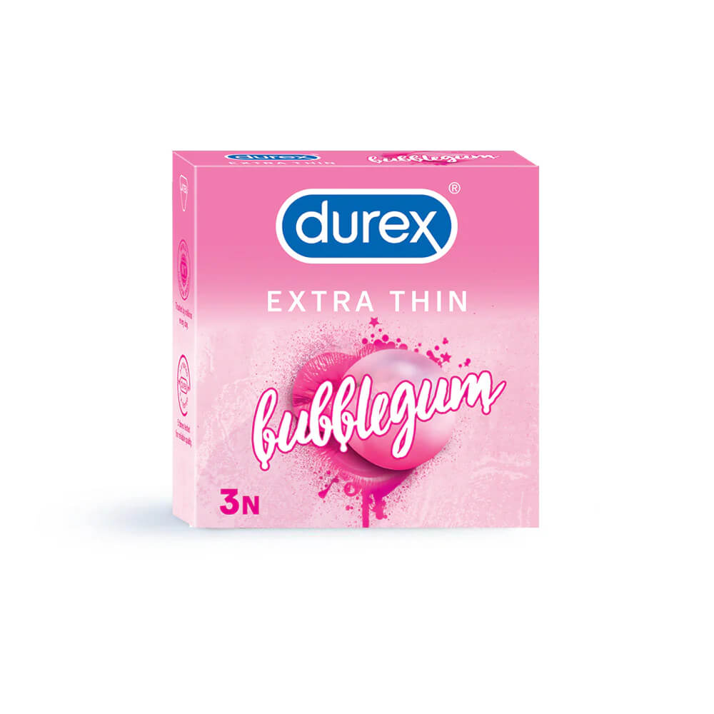 DUREX CON BUBBLEGUM 3s MRP60